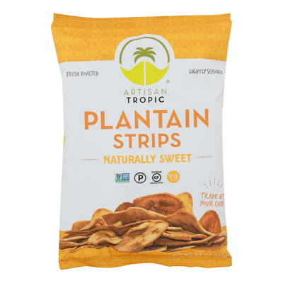 Artisan Tropic Plantain Strips - Naturally Sweet - Case Of 12 - 4.5 Oz. - Orca Market