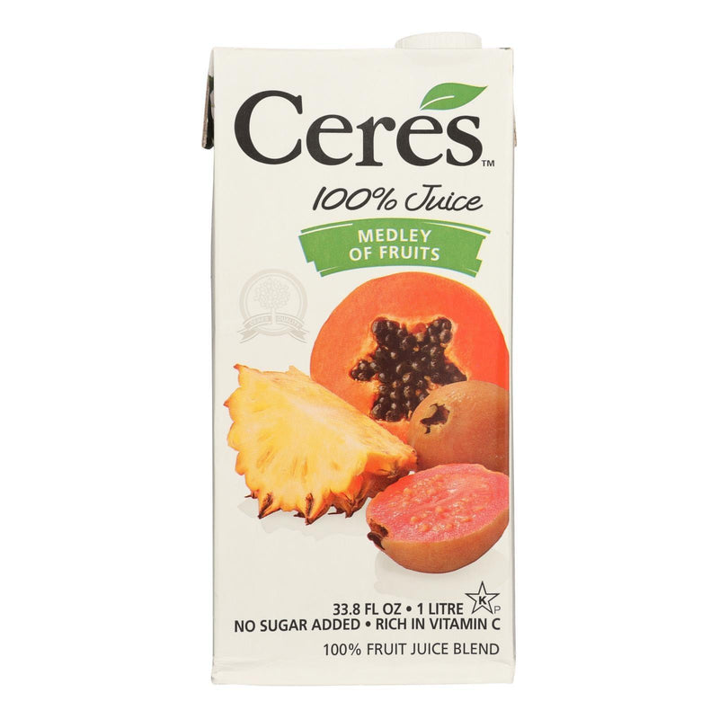 Ceres Juices Juice - Medley Of Fruit - Case Of 12 - 33.8 Fl Oz - Orca Market