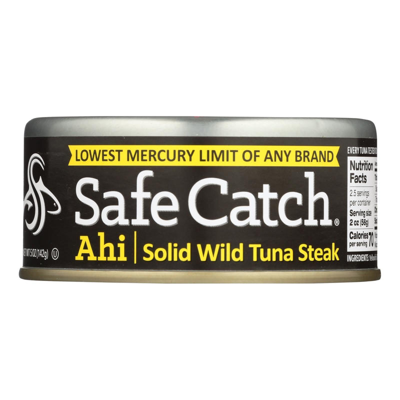 Safe Catch - Tuna Ahi-wild Yellowfin - Case Of 6 - 5 Oz - Orca Market