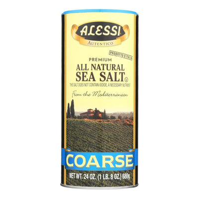 Alessi - Mediterranean Sea Salt - Coarse - Case Of 6 - 24 Oz. - Orca Market