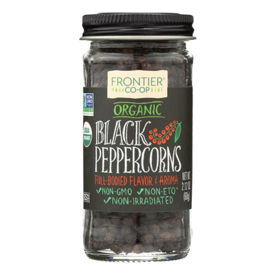 Frontier Herb Peppercorns - Organic - Whole - Black - 2.12 Oz - Orca Market