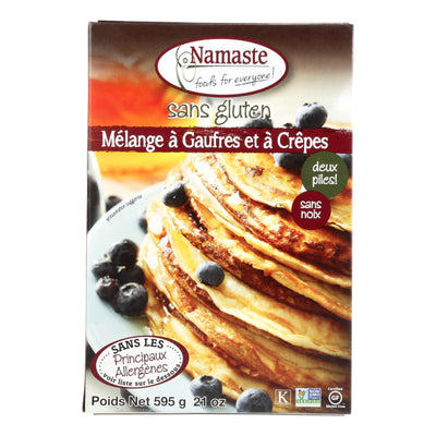 Namaste Foods Gluten Free Waffle And Pancake - Mix - Case Of 6 - 21 Oz. - Orca Market