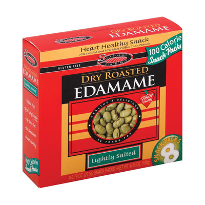 Seapoint Farms Dry Roasted Edamame - Lightly Salted - Case Of 12 - 0.79 Oz. - Orca Market