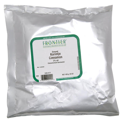 Frontier Herb Cinnamon Ground Korintje A Grade - Single Bulk Item - 1lb - Orca Market