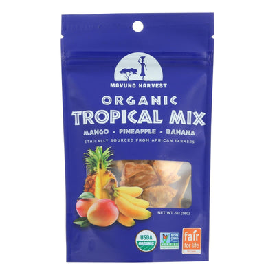 Mavuno Harvest - Organic Dried Fruit - Tropical Mix - Case Of 6 - 2 Oz. - Orca Market