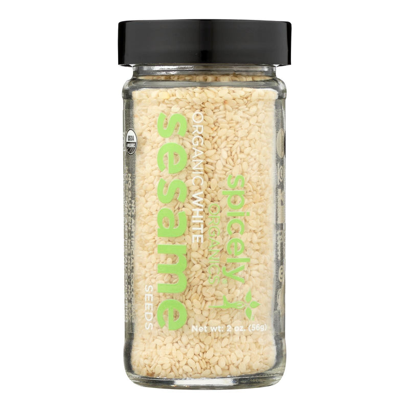 Spicely Organics - Organic Sesame - White - Case Of 3 - 2 Oz. - Orca Market