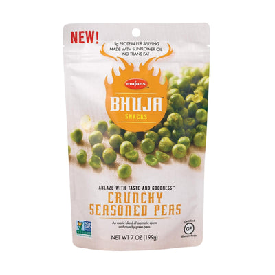 Bhuja Snacks - Crunchy Seasoned Peas - Case Of 6 - 7 Oz. - Orca Market