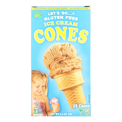 Let's Do Ice Cream Cones - Simple - Case Of 12 - 1.2 Oz. - Orca Market