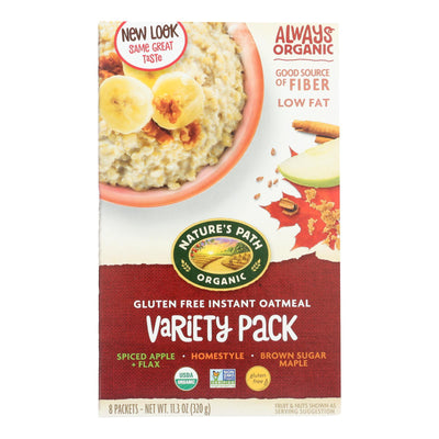 Nature's Path Organic Hot Oatmeal - Variety Pack - Case Of 6 - 11.3 Oz. - Orca Market