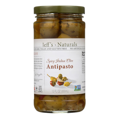 Jeff's Natural Jeff's Natural Antipasto - Antipasto - Case Of 6 - 12 Fl Oz. - Orca Market