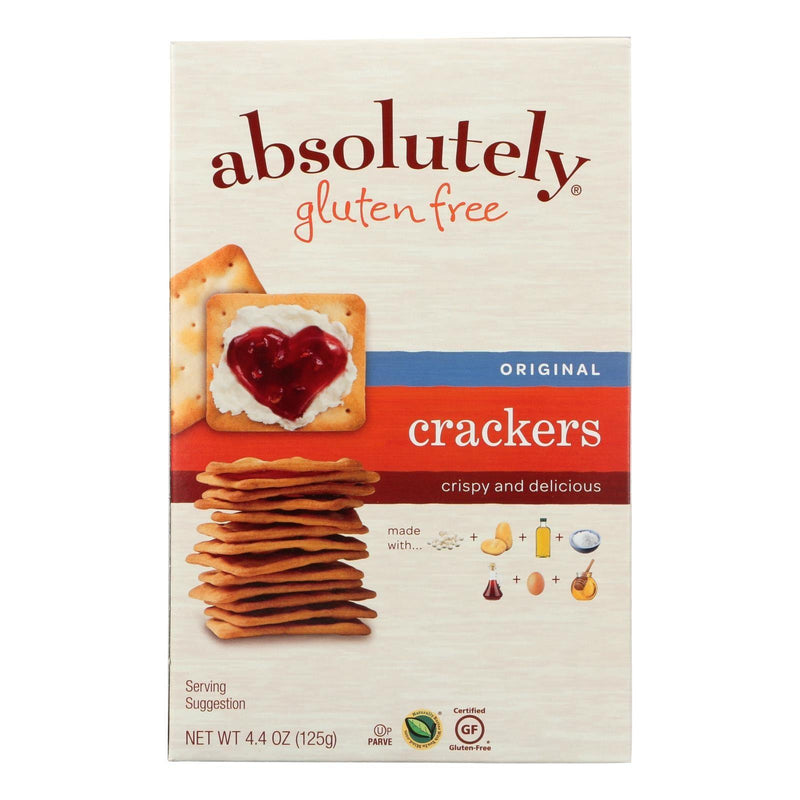 Absolutely Gluten Free - Crackers - Original - Case Of 12 - 4.4 Oz. - Orca Market