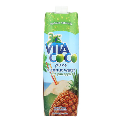 Vita Coco Coconut Water - With Pineapple - Case Of 12 - 1 Lt - Orca Market