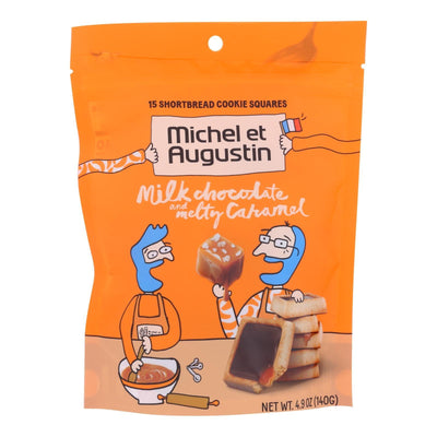 Michel Et Augustin - Cookie Mk Chocolate Caramel Shbrd - Case Of 6 - 4.9 Oz - Orca Market