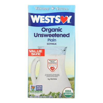 Westsoy Original Soymilk - Unsweetened - Case Of 8 - 64 Fl Oz. - Orca Market