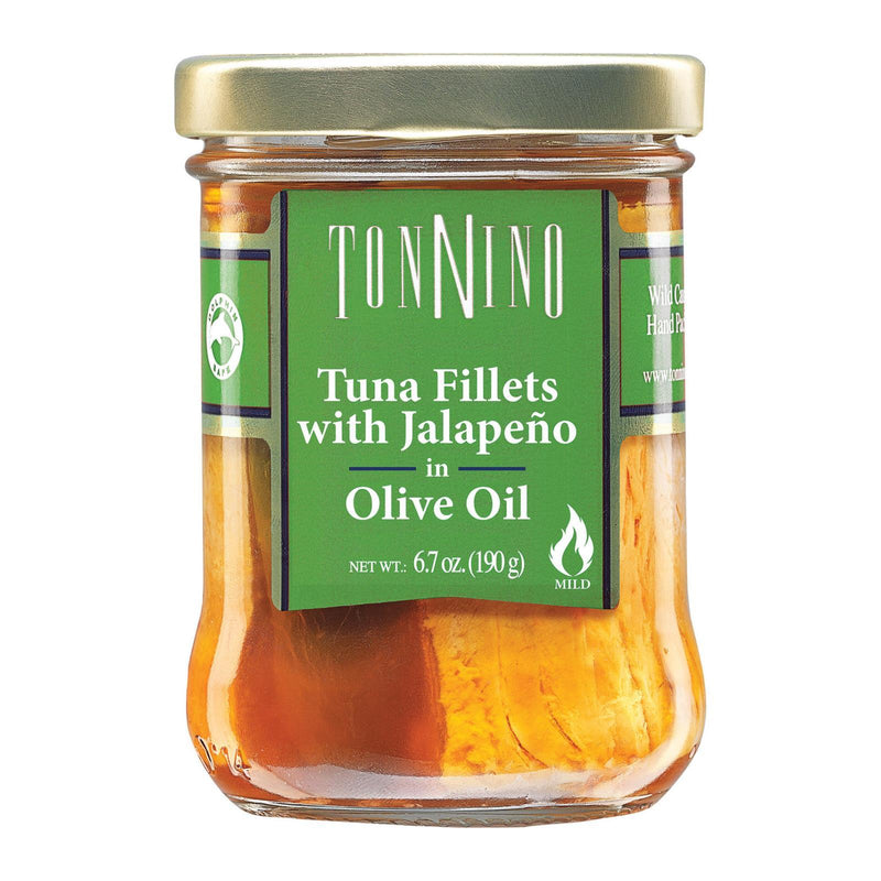 Tonnino Tuna Fillets - Jalapeno Olive Oil - Case Of 6 - 6.7 Oz. - Orca Market