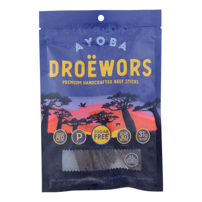 Ayoba-yo - Droewors South African Jerky - Case Of 8 - 2 Oz. - Orca Market