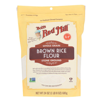 Bob's Red Mill - Brown Rice Flour Wholegrain Stngrn - Case Of 4-24 Oz - Orca Market