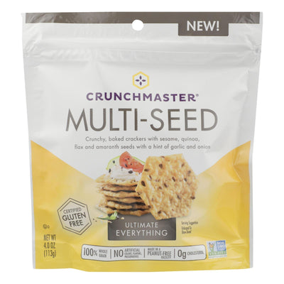 Crunchmaster - Multi Seed Cracker Ult Everythng - Case Of 12 - 4 Oz - Orca Market