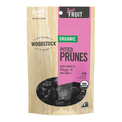 Woodstock Organic Pitted Prunes - Case Of 8 - 11 Oz - Orca Market