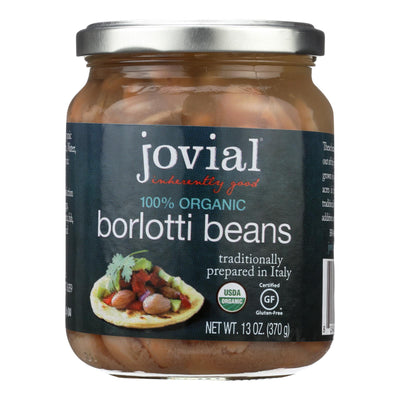 Jovial - 100 Percent Organic Borlotti Beans - Case Of 6 - 13 Oz - Orca Market