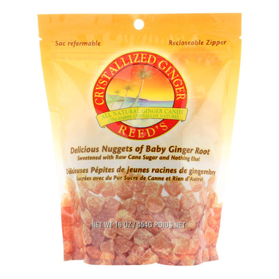 Reed's Ginger Beer Crystallized Ginger - Original - Case Of 6 - 16 Oz. - Orca Market