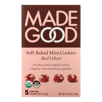 Made Good - Cookies Soft Mini Red Velvet - Case Of 6 - 4.25 Oz - Orca Market