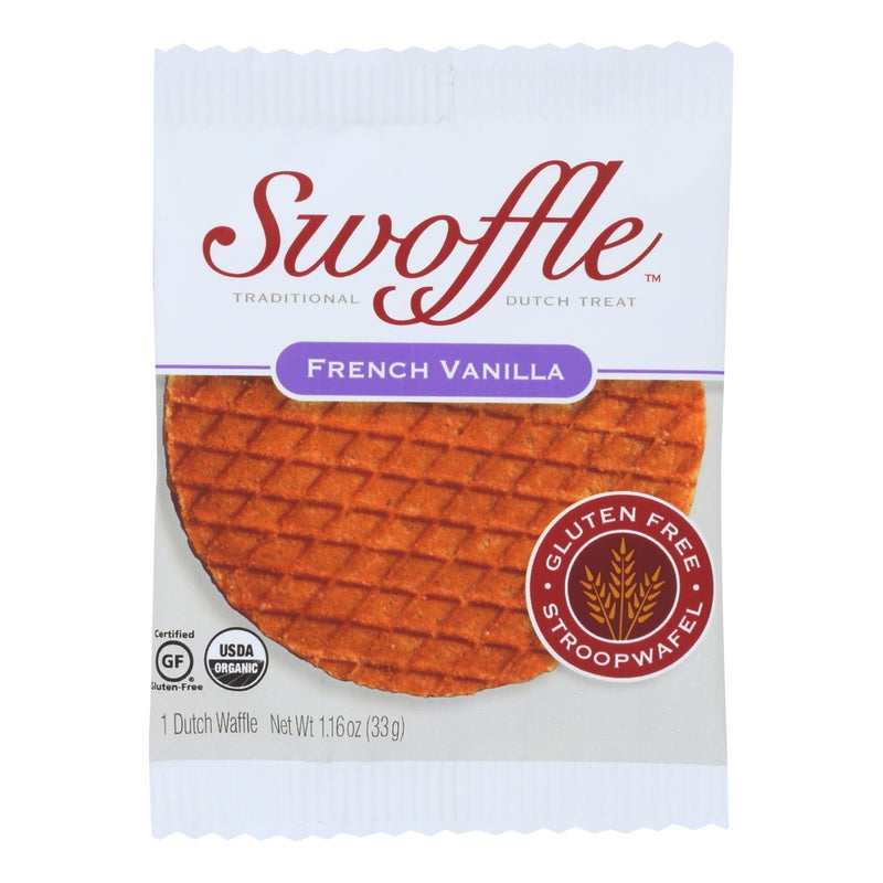 Swoffle Dutch Waffle - French Vanilla - Case Of 16 - 1.16 Oz. - Orca Market