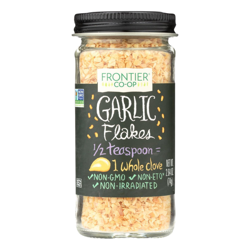 Frontier Herb Garlic - Flakes - 2.64 Oz - Orca Market