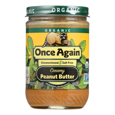 Once Again - Peanut Butter Smooth Ns - Case Of 6-16 Oz - Orca Market