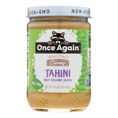 Once Again - Tahini Sesame - Case Of 6-16 Oz - Orca Market