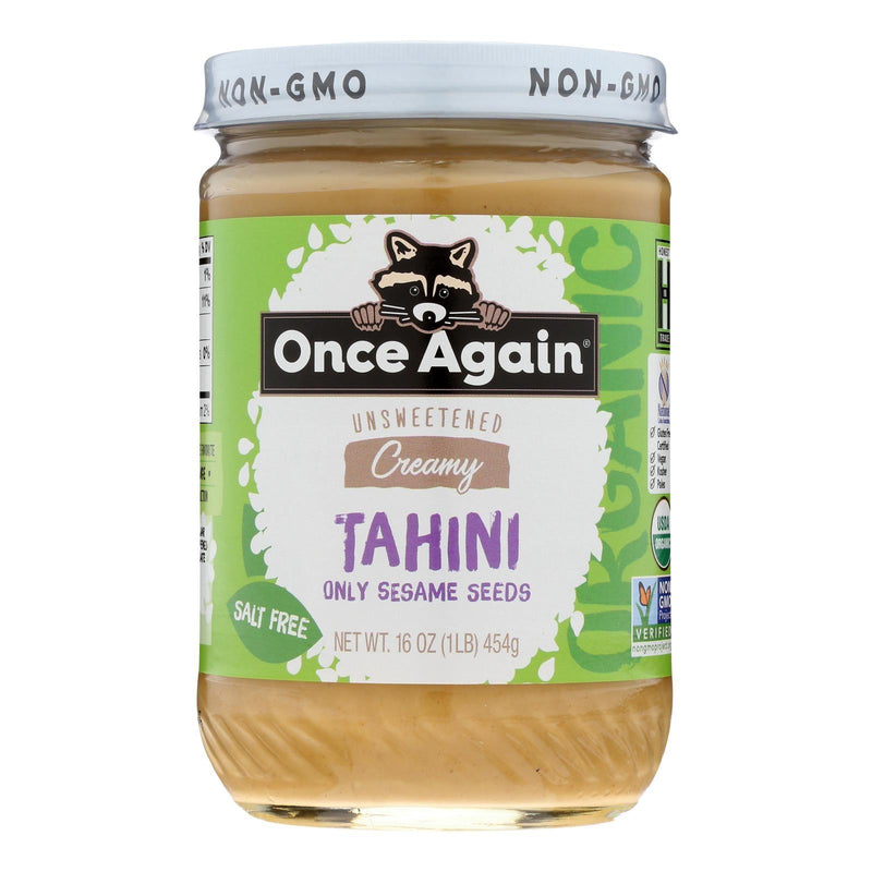 Once Again - Tahini Sesame - Case Of 6-16 Oz - Orca Market