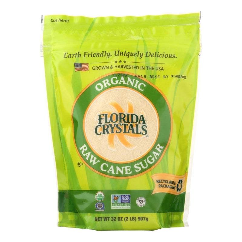 Florida Crystals Organic Cane Sugar - Cane Sugar - Case Of 6 - 2 Lb. - Orca Market