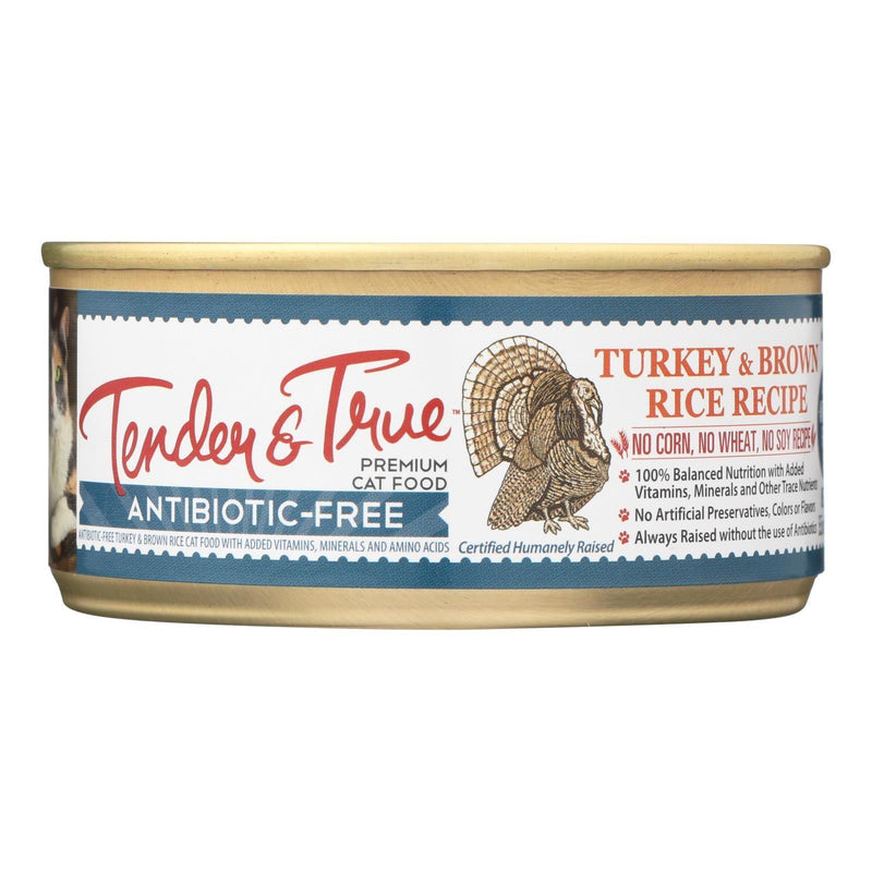 Tender & True Cat Food Turkey And Brown Rice - Case Of 24 - 5.5 Oz - Orca Market