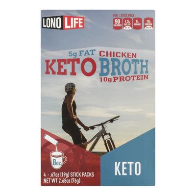 Lonolife - Bone Broth Chicken Keto - Case Of 6 - 4/.67 Oz - Orca Market