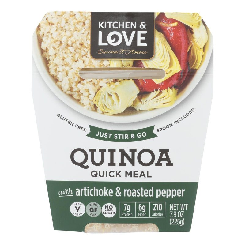 Cucina And Amore - Quinoa Meals - Artichoke And Roasted Pepper - Case Of 6 - 7.9 Oz. - Orca Market