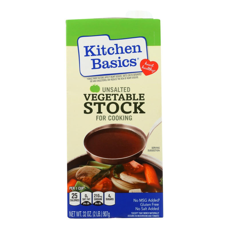 Kitchen Basics Vegetable Stock - Case Of 12 - 32 Fl Oz. - Orca Market