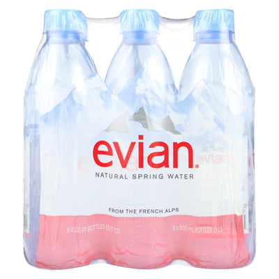 Evians Spring Water Natural Spring Water - Case Of 4 - 16.9 Fl Oz. - Orca Market