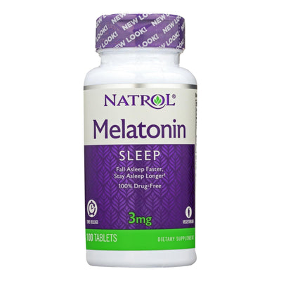 Natrol Melatonin Time Release - 3 Mg - 100 Tablets - Orca Market