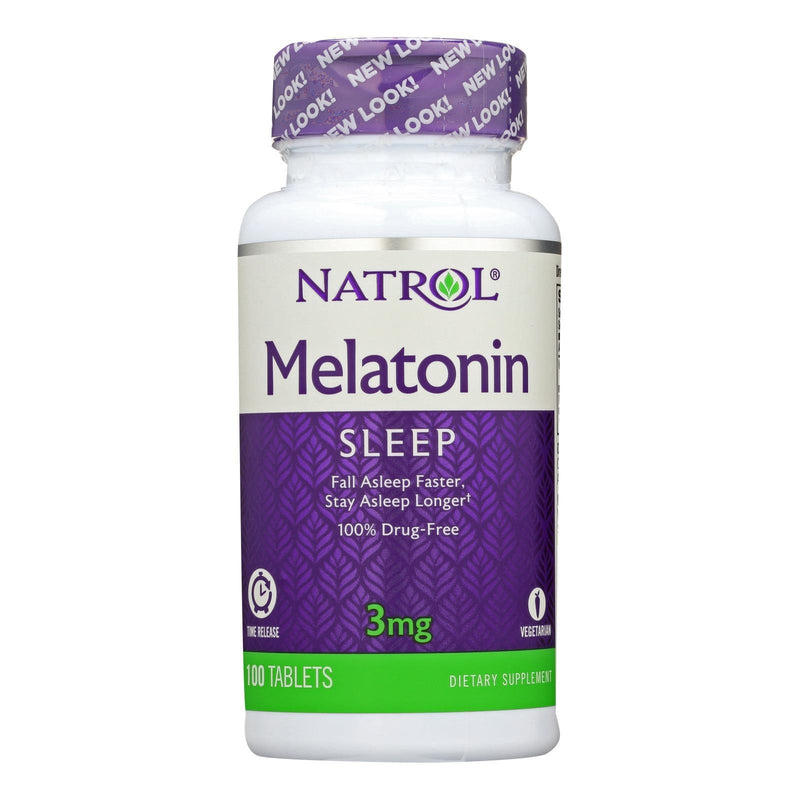 Natrol Melatonin Time Release - 3 Mg - 100 Tablets - Orca Market