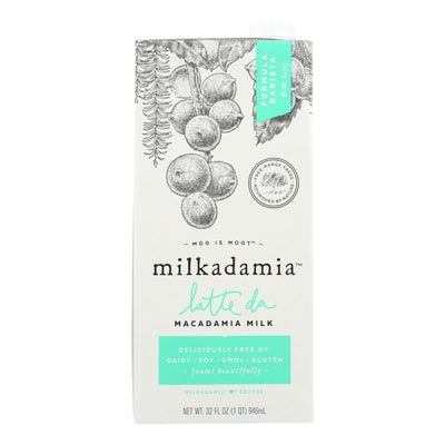 Milkadamia Macadamia Milk In Latte Da Barista - Case Of 6 - 32 Fz - Orca Market