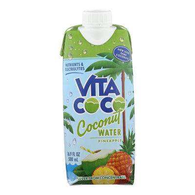 Vita Coco Coconut Water - Pineapple - Case Of 12 - 500 Ml - Orca Market