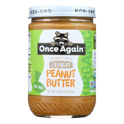 Once Again - Peanut Butter Crunchy Ns - Case Of 6-16 Oz - Orca Market