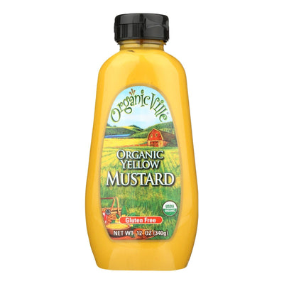 Organic Ville Organic Yellow - Mustard - Case Of 12 - 12 Oz. - Orca Market