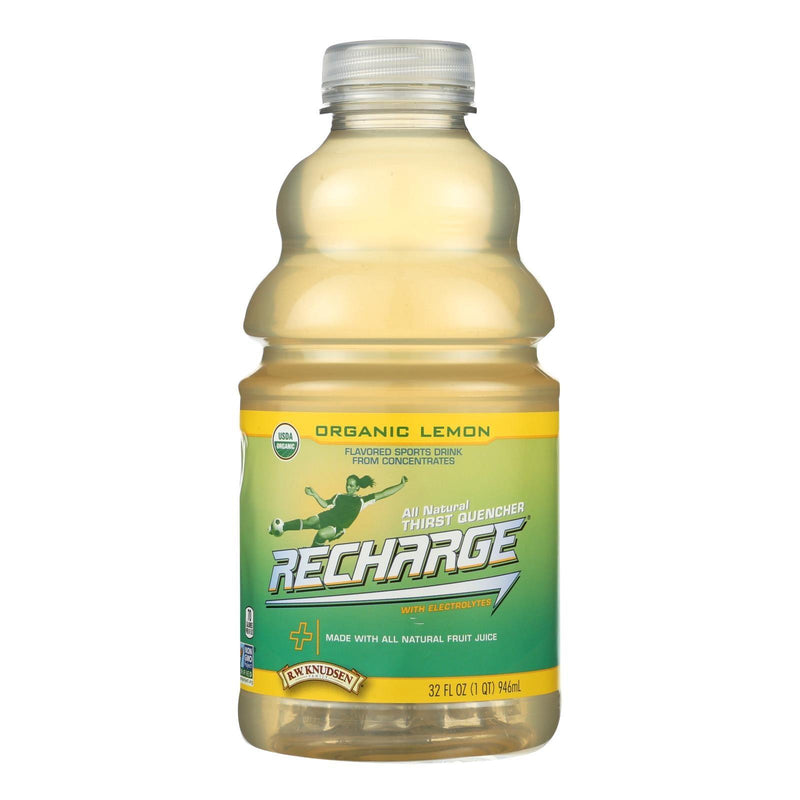 Rw Knudsen Pet Recharge Organic Lemon Juice - Case Of 6 - 32 Fz - Orca Market