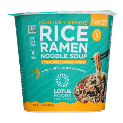 Lotus Foods - Ramen Garlic Vegetable Brown Rice - Case Of 6-1.94 Oz - Orca Market