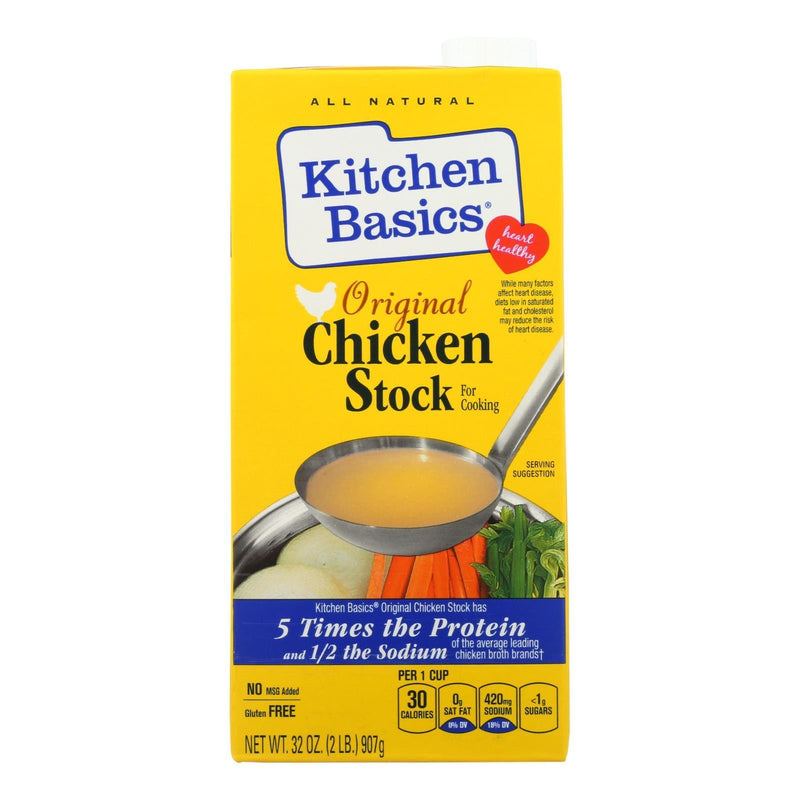 Kitchen Basics Chicken Stock - Case Of 12 - 32 Fl Oz. - Orca Market