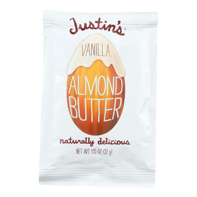 Justin's Nut Butter Squeeze Pack - Almond Butter - Vanilla - Case Of 10 - 1.15 Oz. - Orca Market