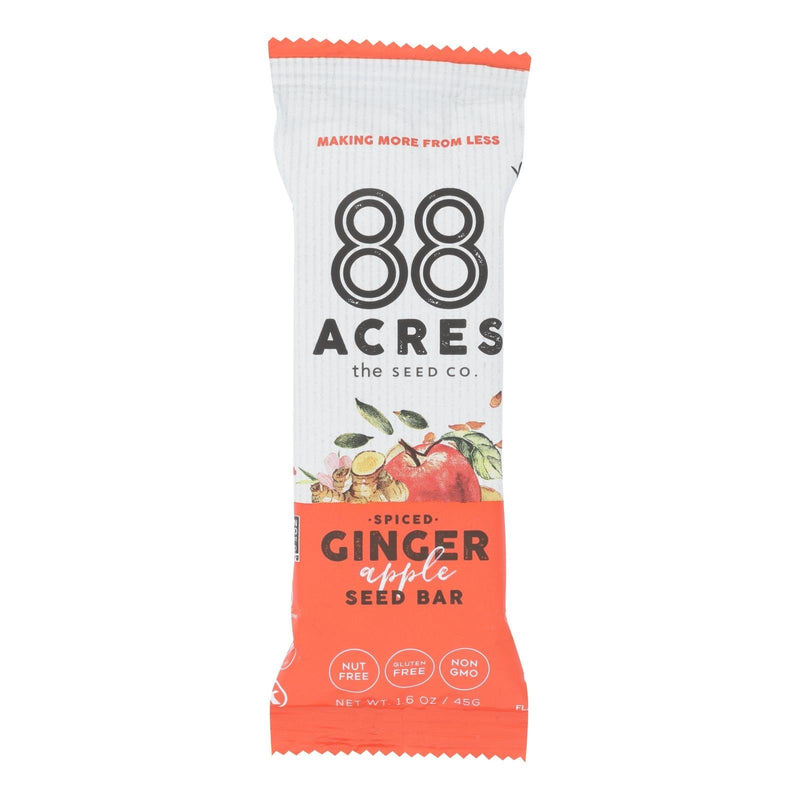 88 Acres - Bars - Apple And Ginger - Case Of 9 - 1.6 Oz. - Orca Market