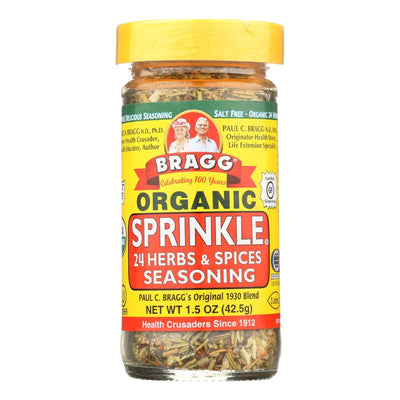 Bragg - Seasoning - Organic - Bragg - Sprinkle - Natural Herbs And Spices - 1.5 Oz - Case Of 12 - Orca Market