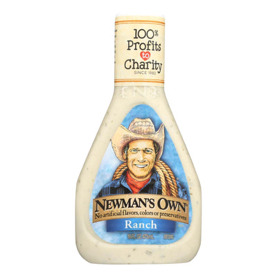 Newman's Own Salad Dressing - Ranch - Case Of 6 - 16 Fl Oz. - Orca Market